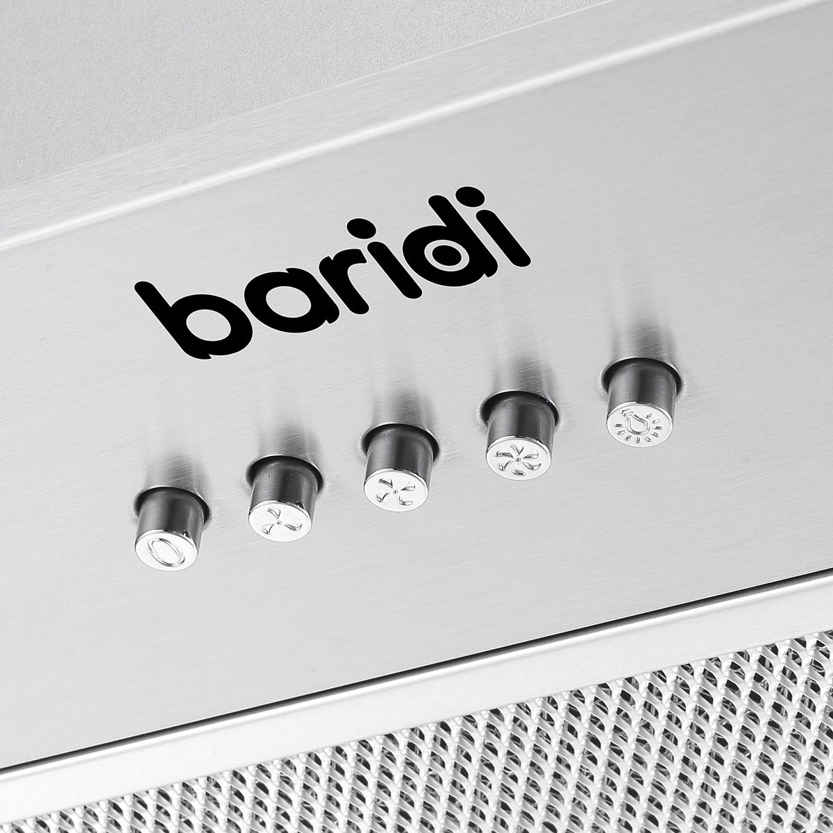 Baridi Cooker Hood with 5-Layer Filter 52cm - Stainless Steel DH284