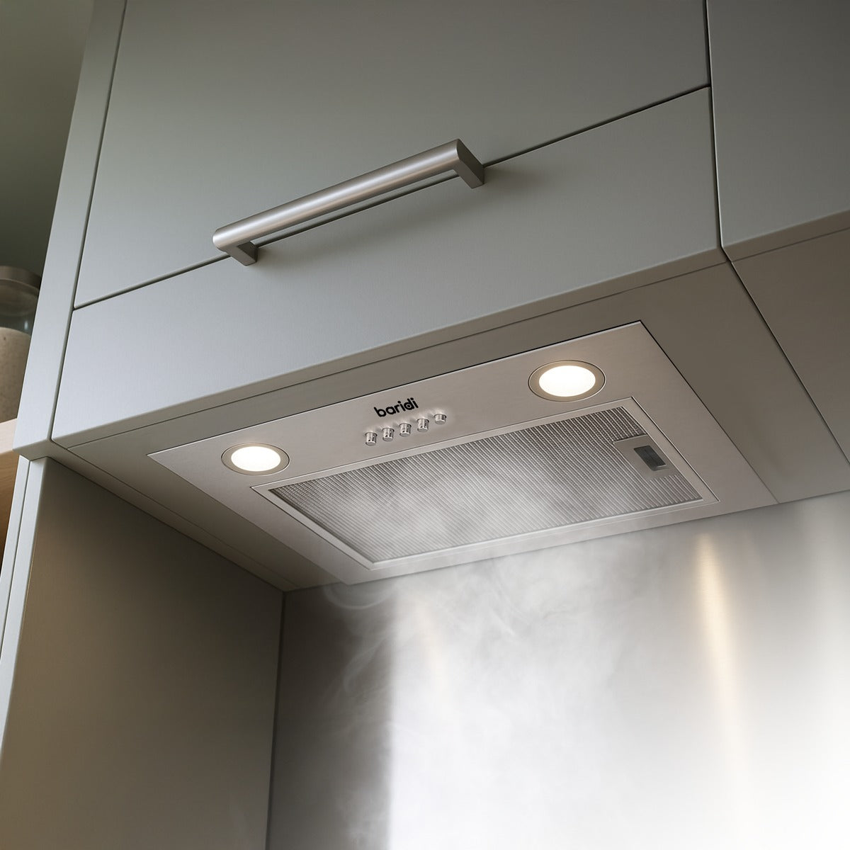 Baridi Cooker Hood with 5-Layer Filter 52cm - Stainless Steel DH284