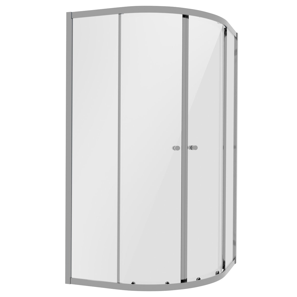 Baridi Quadrant Shower Entry Enclosure 900 x 900 x 1850mm with 6mm Tempered Glass - Chrome DH302