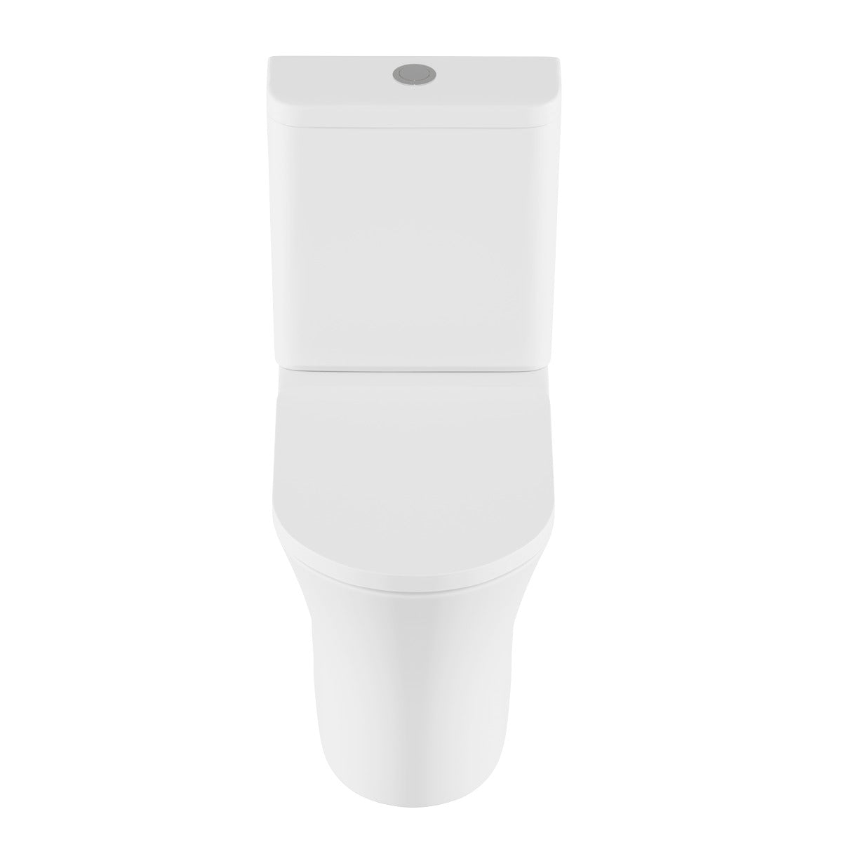 Baridi Close-Coupled Toilet with Soft Close Seat, Dual Flush Cistern & Rimless Flush – White DH332