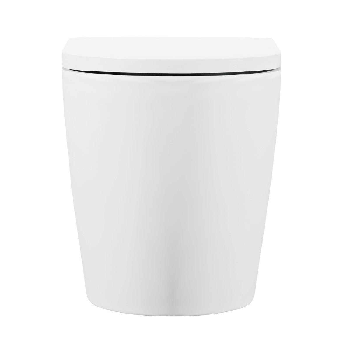 Baridi Back-to-Wall Toilet with Soft Close Seat & Rimless Flush – White DH334