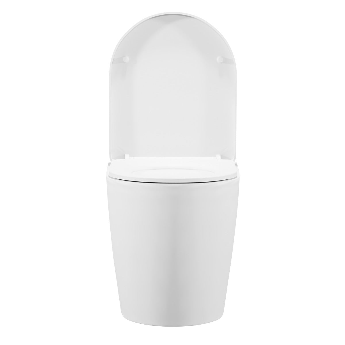 Baridi Back-to-Wall Toilet with Soft Close Seat & Rimless Flush – White DH334