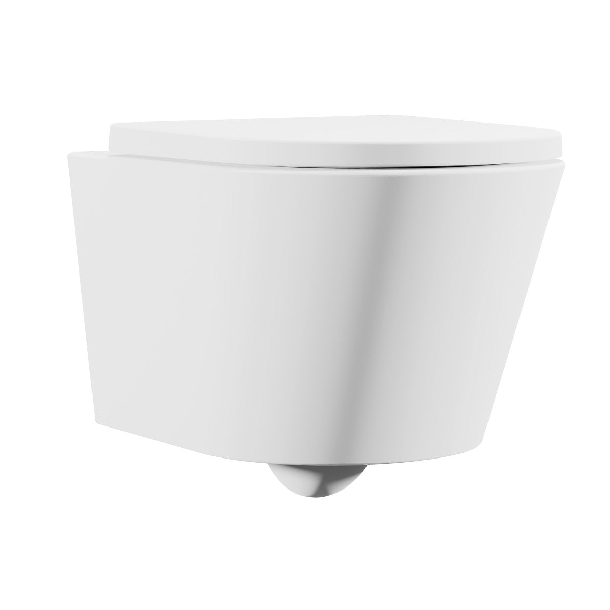Baridi Wall Hung Toilet with Soft Close Seat & Rimless Flush – White DH335