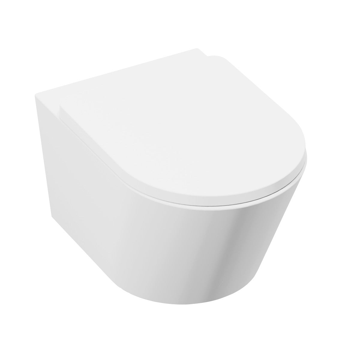 Baridi Wall Hung Toilet with Soft Close Seat & Rimless Flush – White DH335