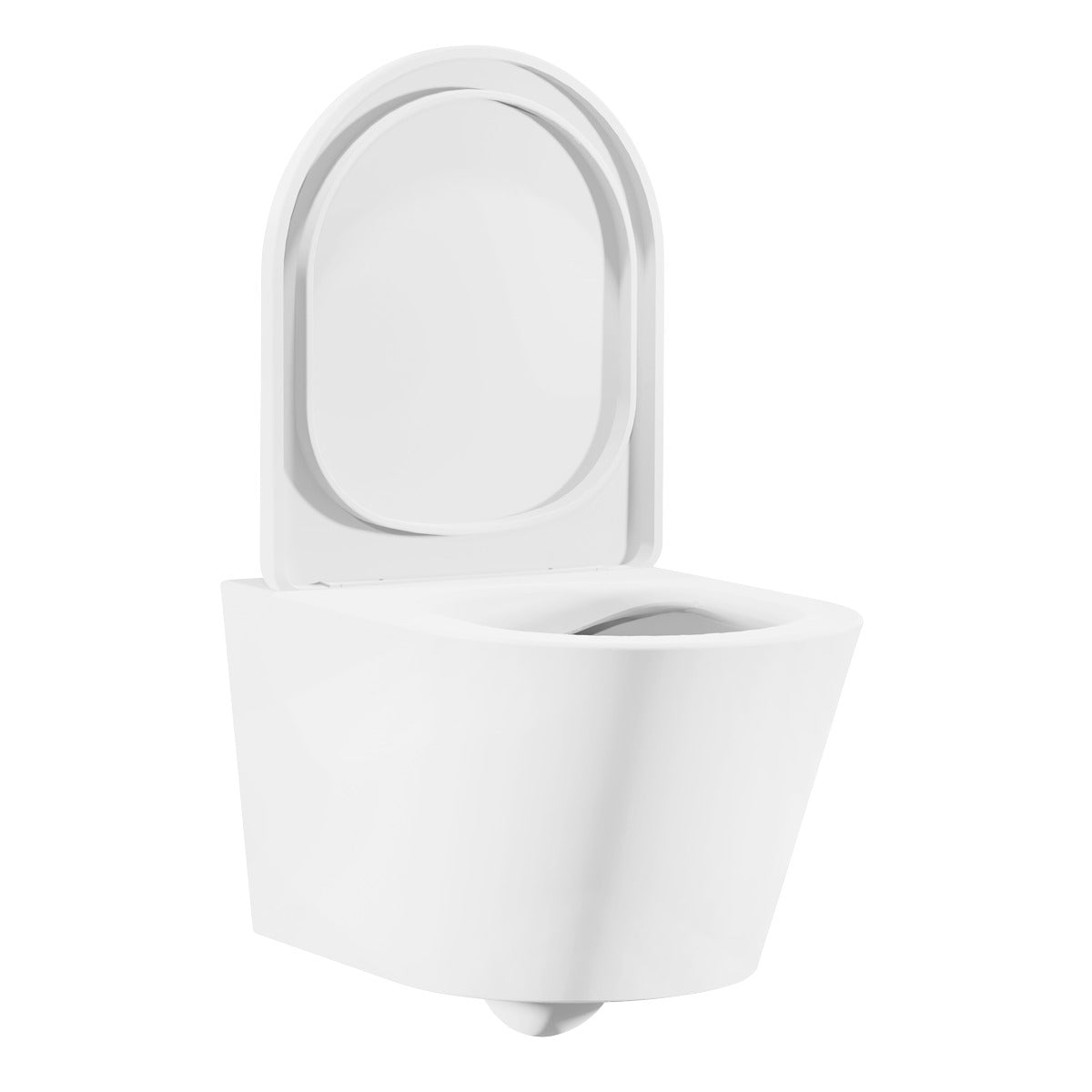 Baridi Wall Hung Toilet with Soft Close Seat & Rimless Flush – White DH335