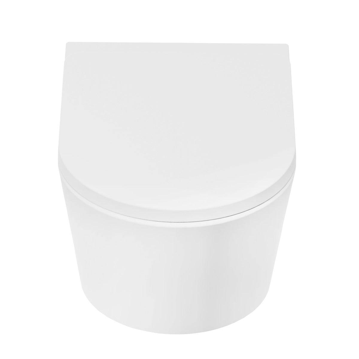 Baridi Wall Hung Toilet with Soft Close Seat & Rimless Flush – White DH335