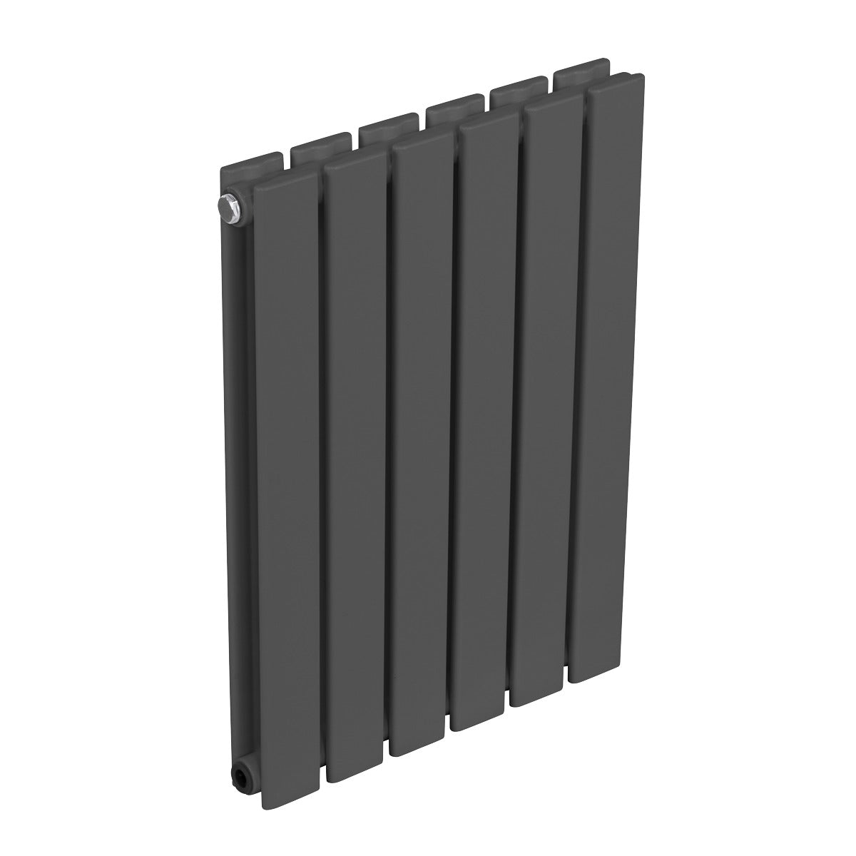 Baridi Horizontal Radiator Contemporary Double Flat Panel Design 420 x 600mm – Anthracite DH338