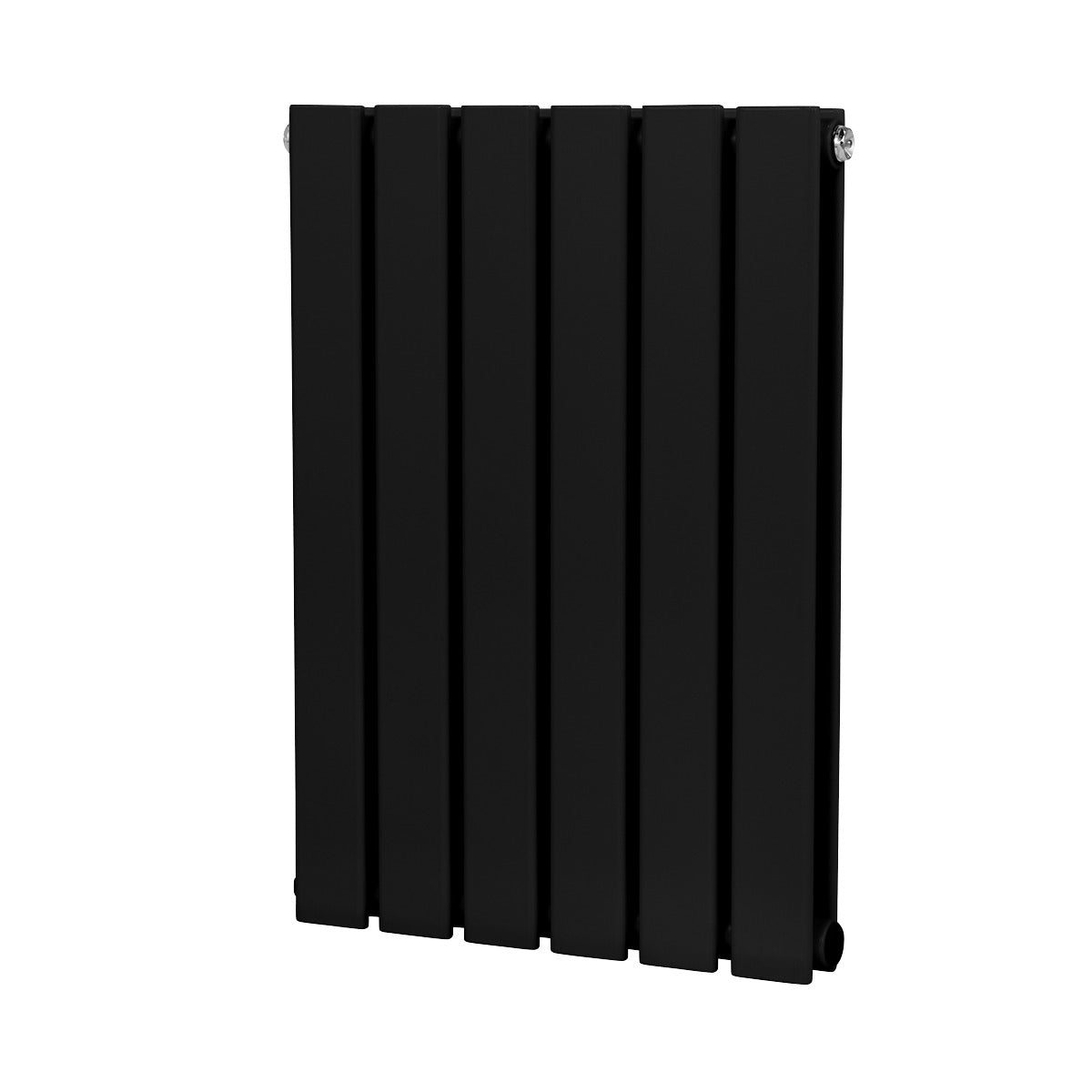 Baridi Horizontal Radiator Contemporary Double Flat Panel Design 600 x 420mm – Black DH343