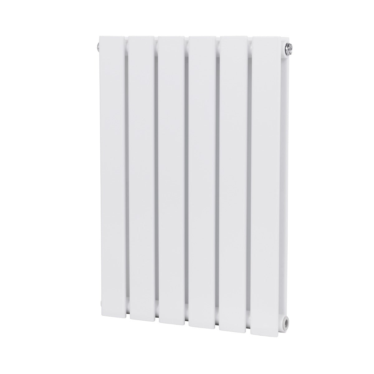 Baridi Horizontal Radiator Contemporary Double Flat Panel Design 600 x 420mm – White DH348
