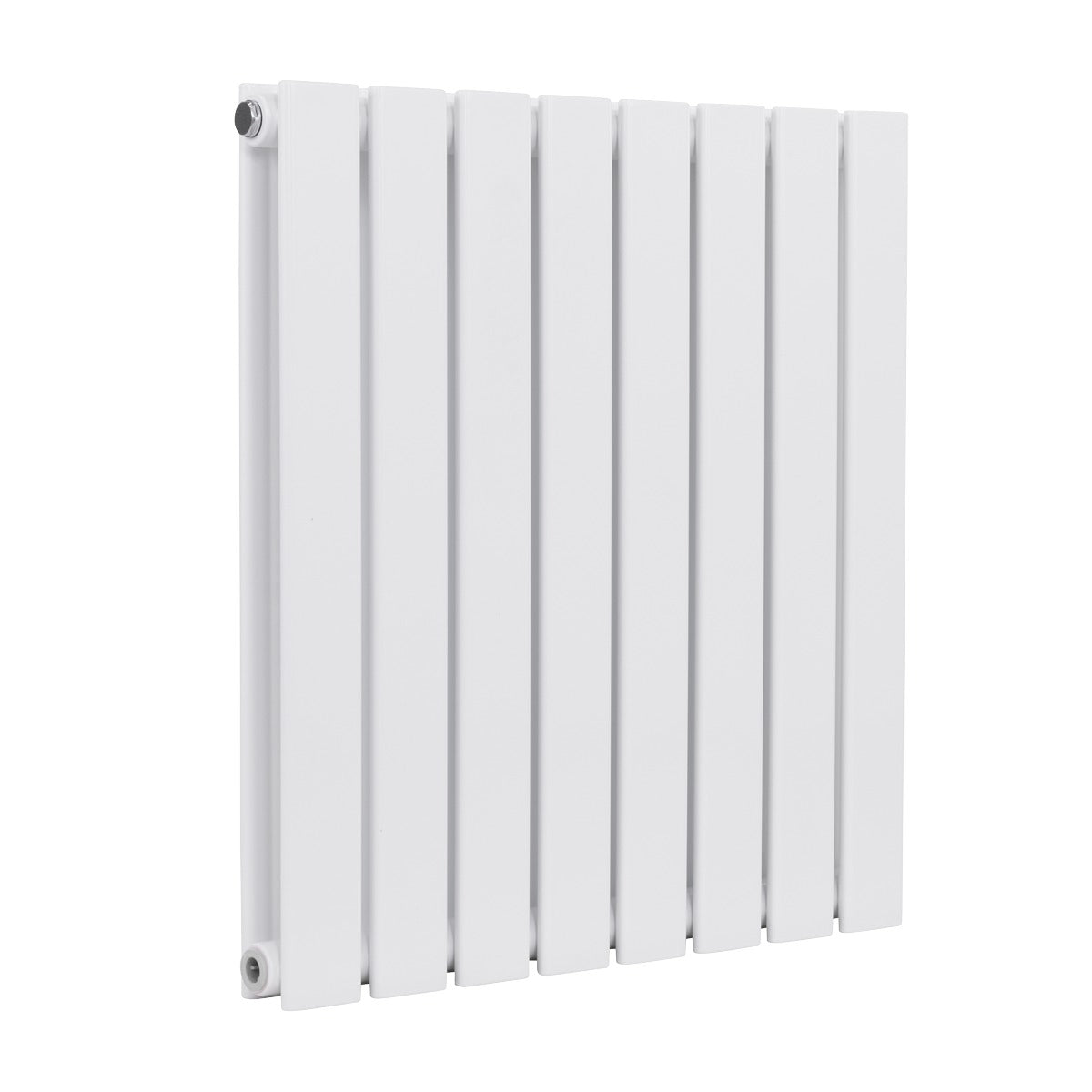 Baridi Horizontal Radiator Contemporary Double Flat Panel Design 600 x 560mm – White DH349