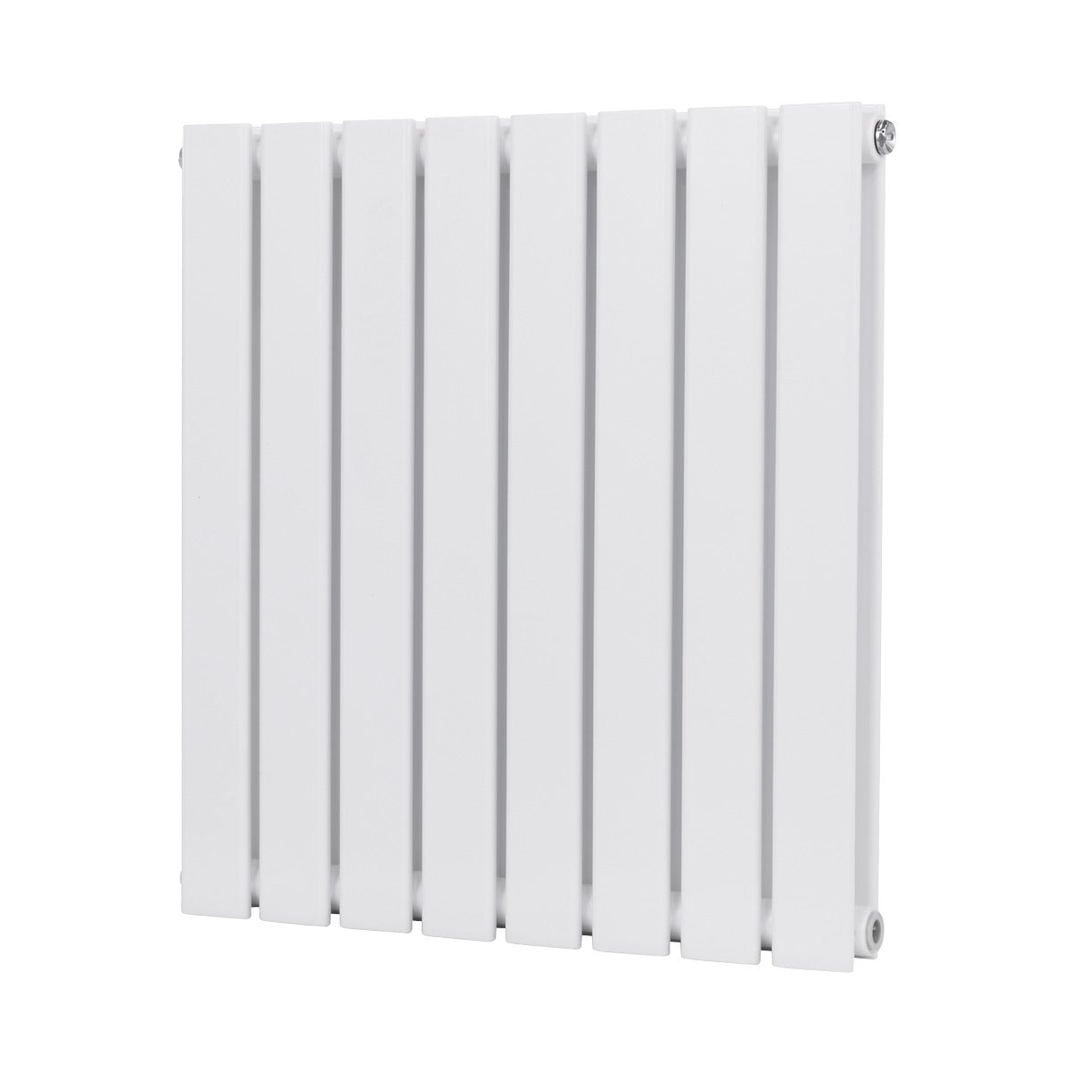 Baridi Horizontal Radiator Contemporary Double Flat Panel Design 600 x 560mm – White DH349
