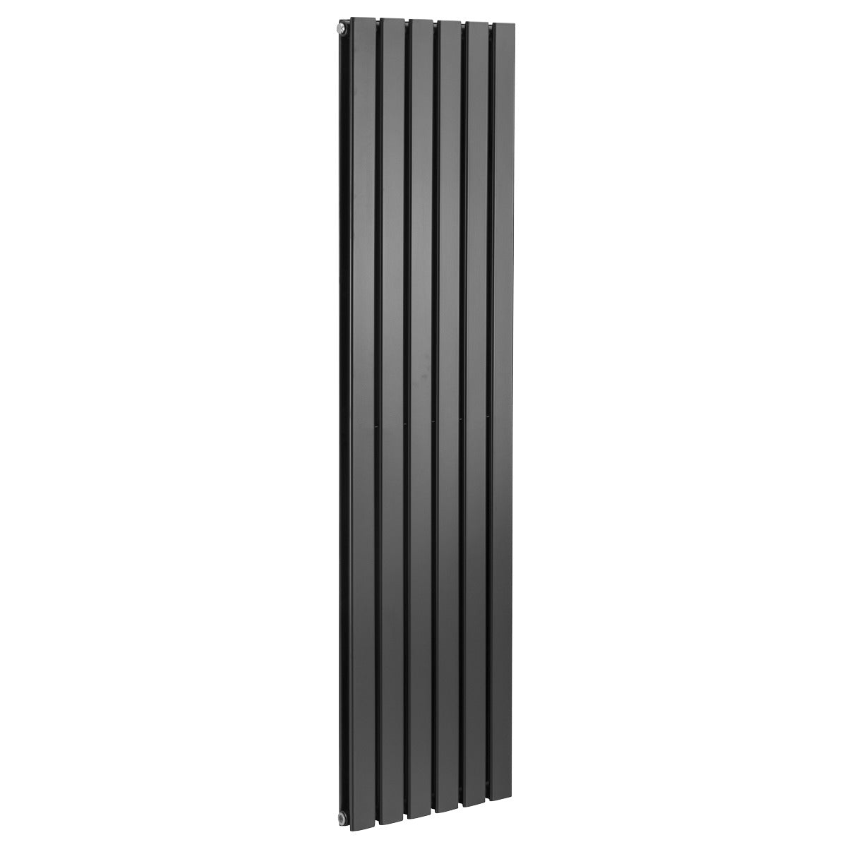 Baridi Vertical Radiator Contemporary Double Flat Panel Design 420 x 1800mm – Black DH354