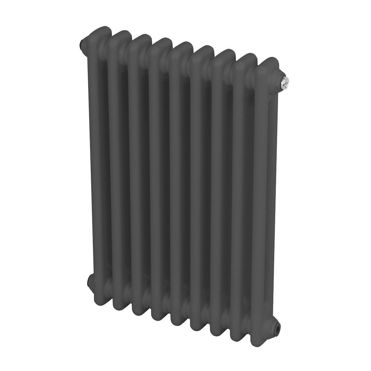Baridi Horizontal Traditional 2 Column Radiator 600 x 427mm – Anthracite DH356