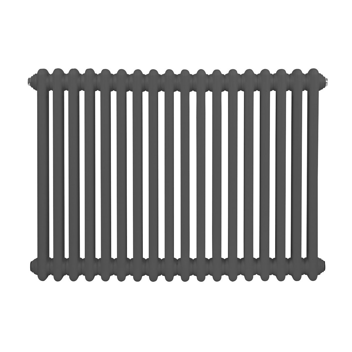 Baridi Horizontal Traditional 2 Column Radiator 600 x 832mm – Anthracite DH358
