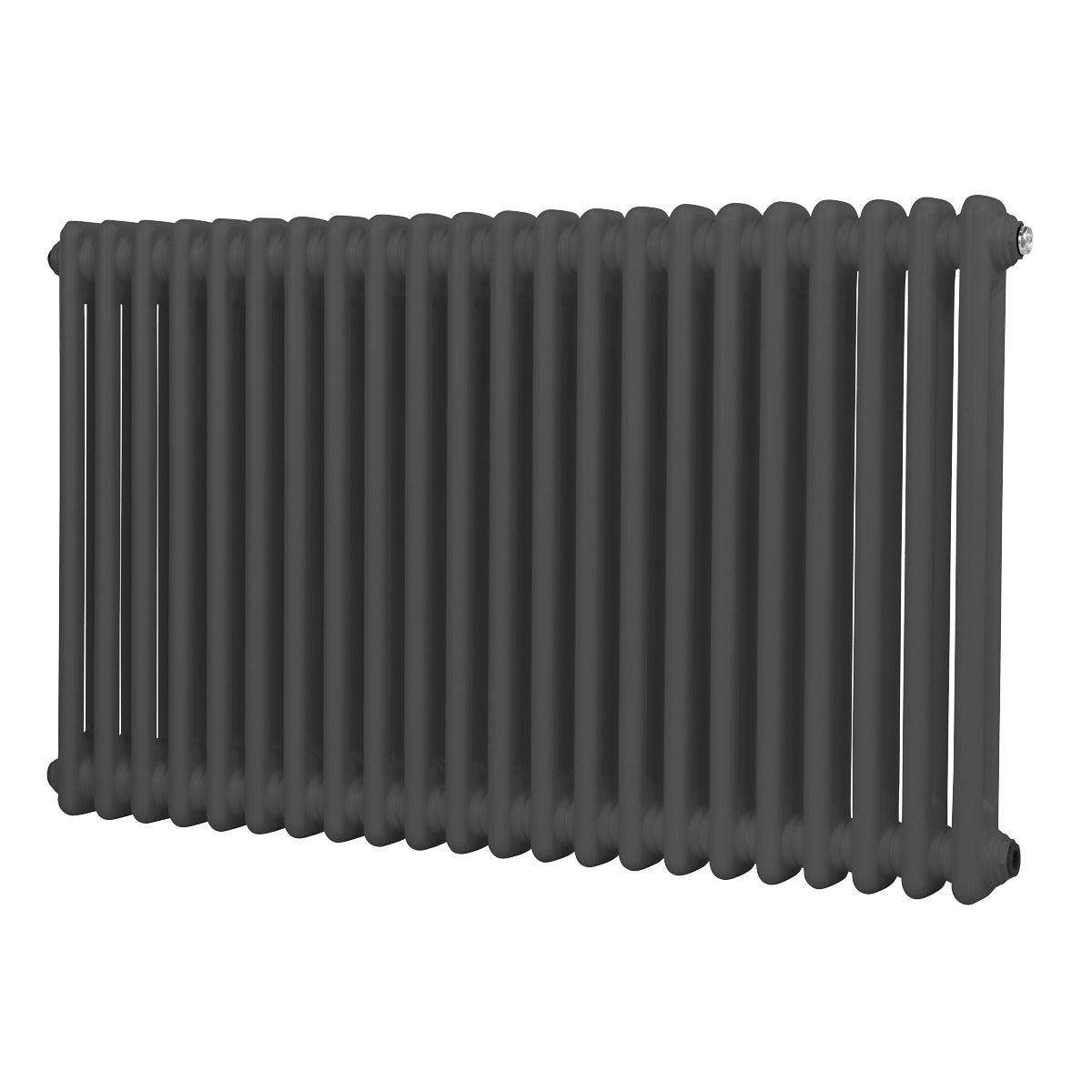 Baridi Horizontal Traditional 2 Column Radiator 600 x 1012mm – Anthracite DH359