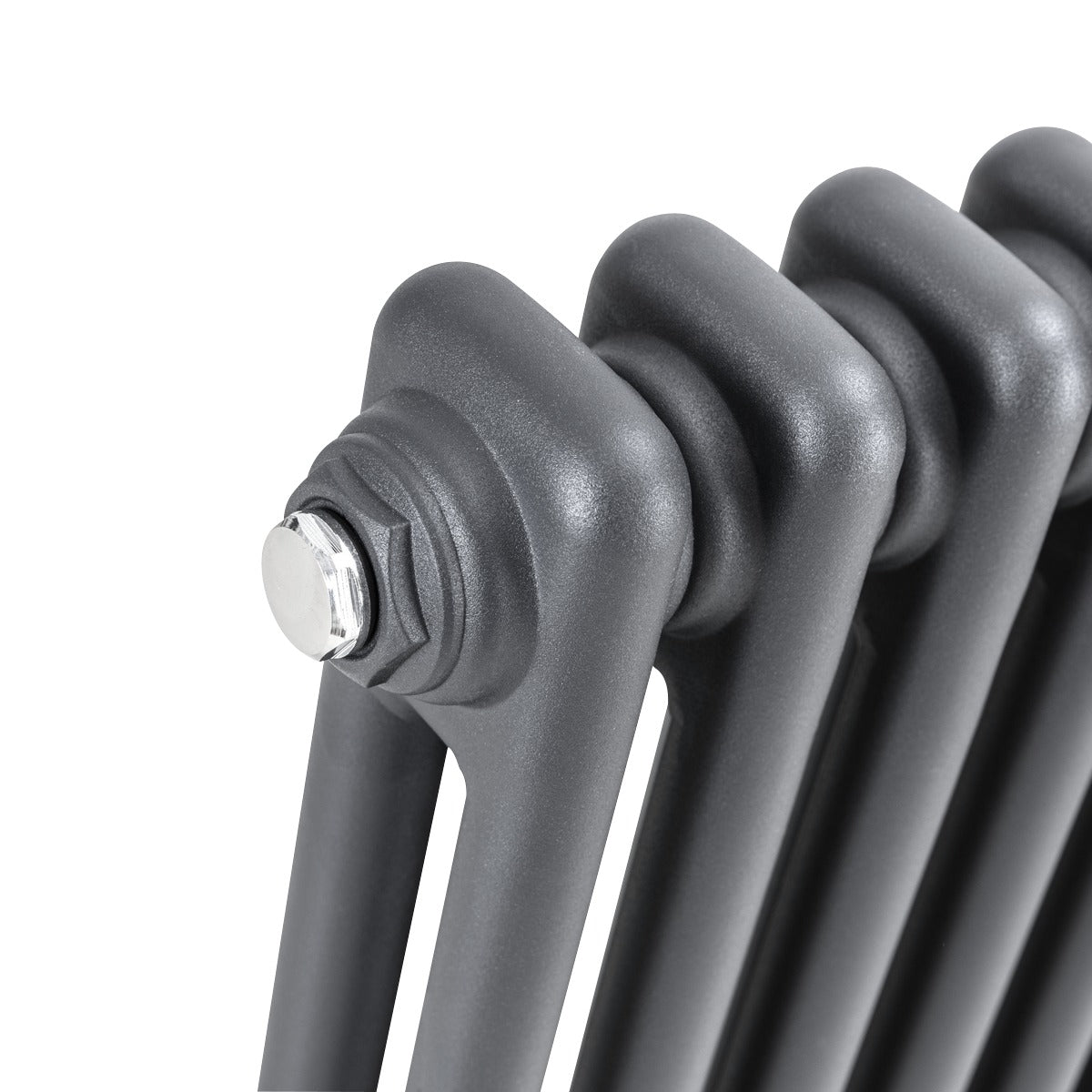 Baridi Horizontal Traditional 2 Column Radiator 600 x 1147mm – Anthracite DH360
