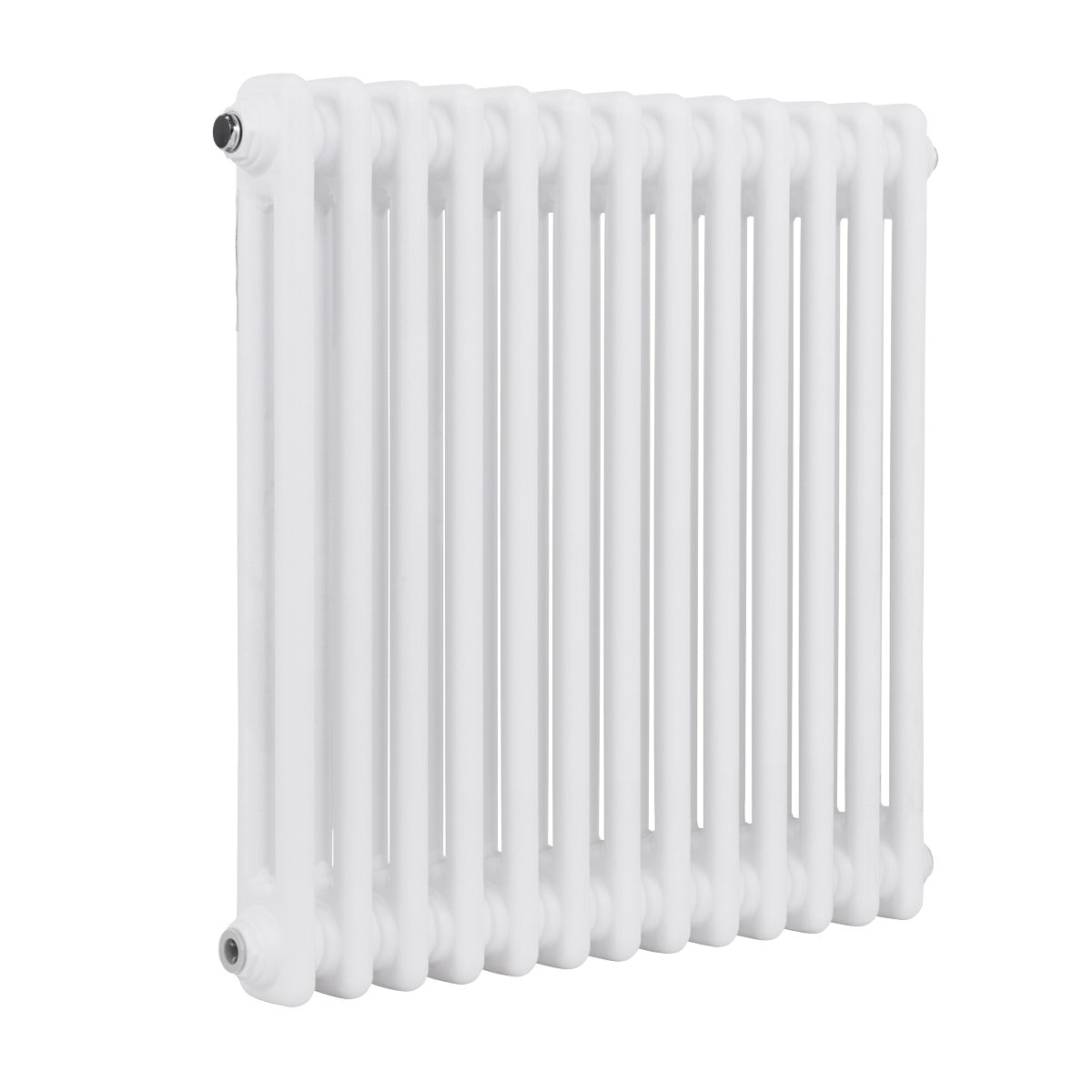 Baridi Horizontal Traditional 2 Column Radiator 600 x 607mm – White DH367