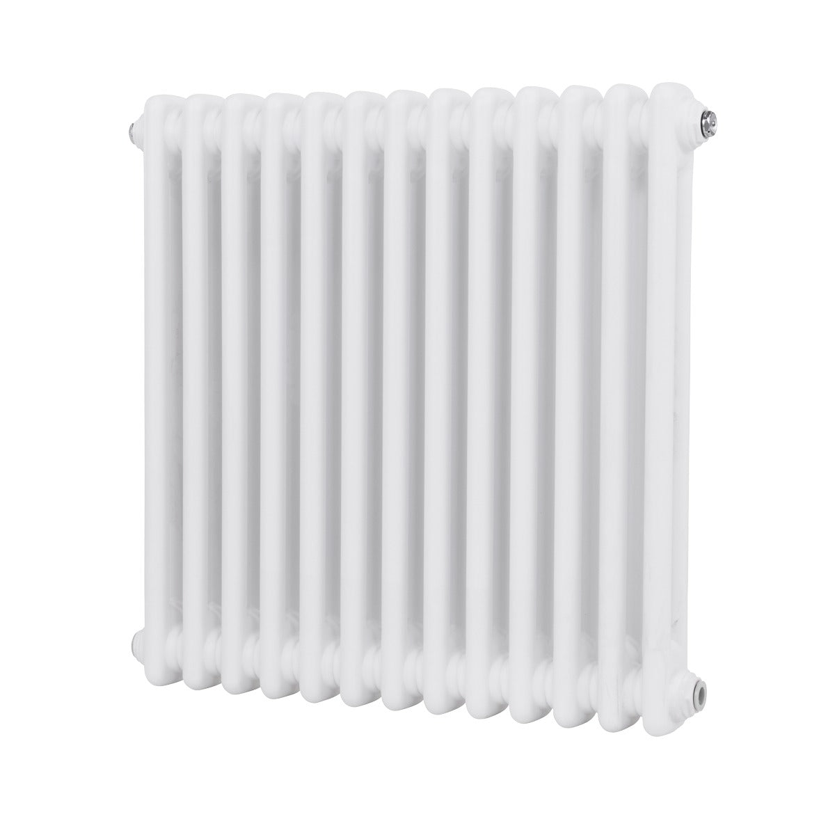 Baridi Horizontal Traditional 2 Column Radiator 600 x 607mm – White DH367