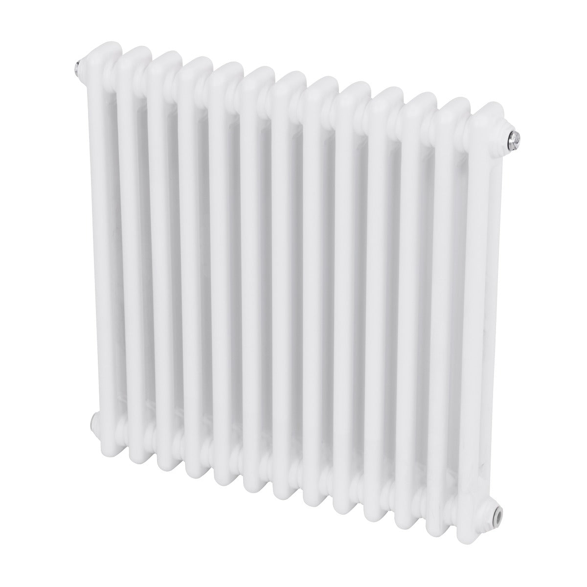 Baridi Horizontal Traditional 2 Column Radiator 600 x 607mm – White DH367