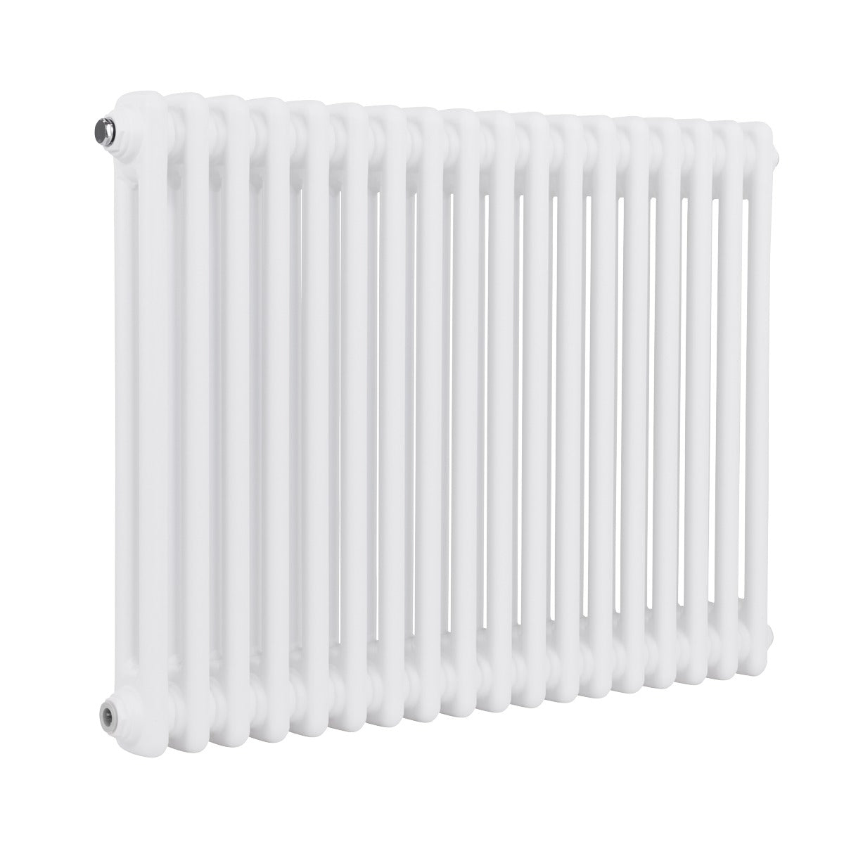 Baridi Horizontal Traditional 2 Column Radiator 600 x 832mm – White DH368
