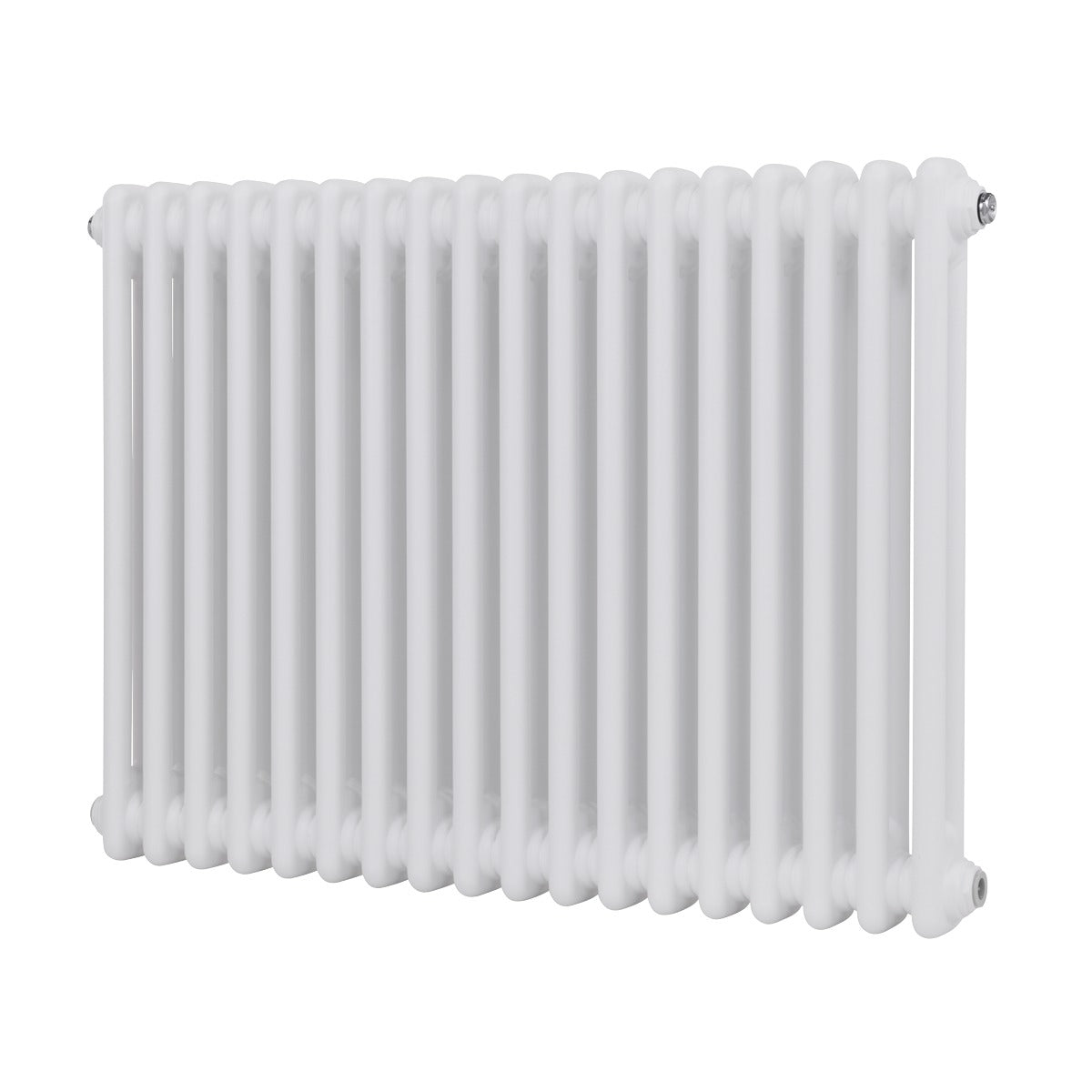 Baridi Horizontal Traditional 2 Column Radiator 600 x 832mm – White DH368