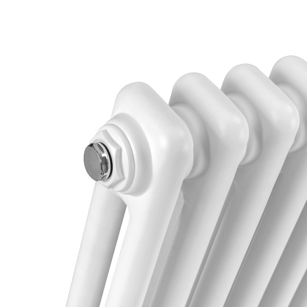 Baridi Horizontal Traditional 2 Column Radiator 600 x 832mm – White DH368