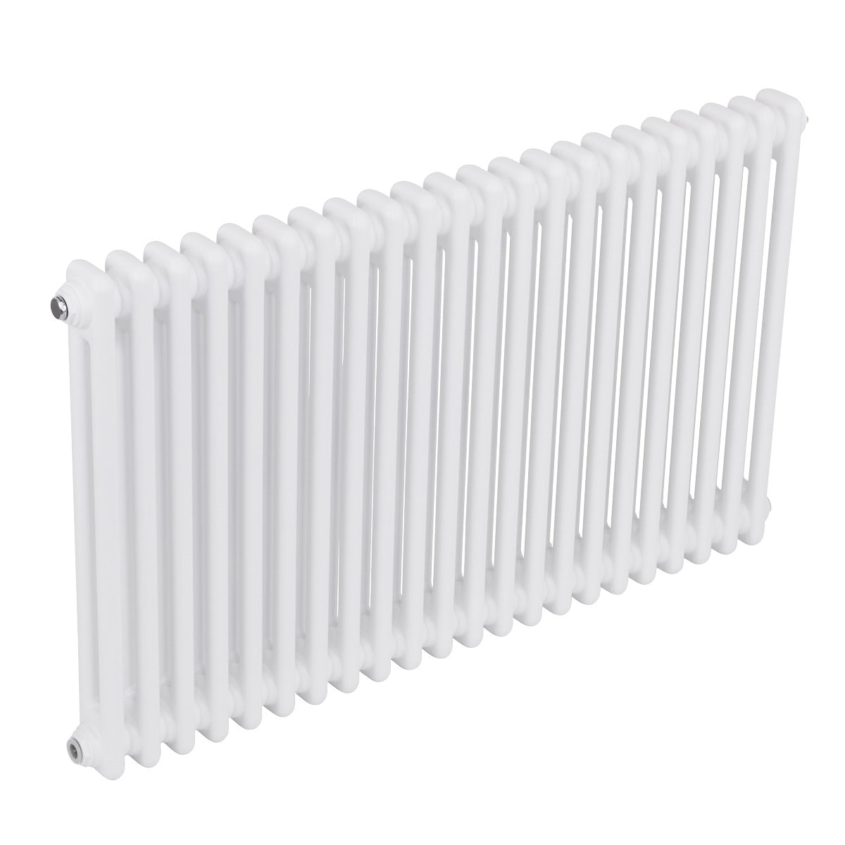 Baridi Horizontal Traditional 2 Column Radiator 600 x 1012mm – White DH369