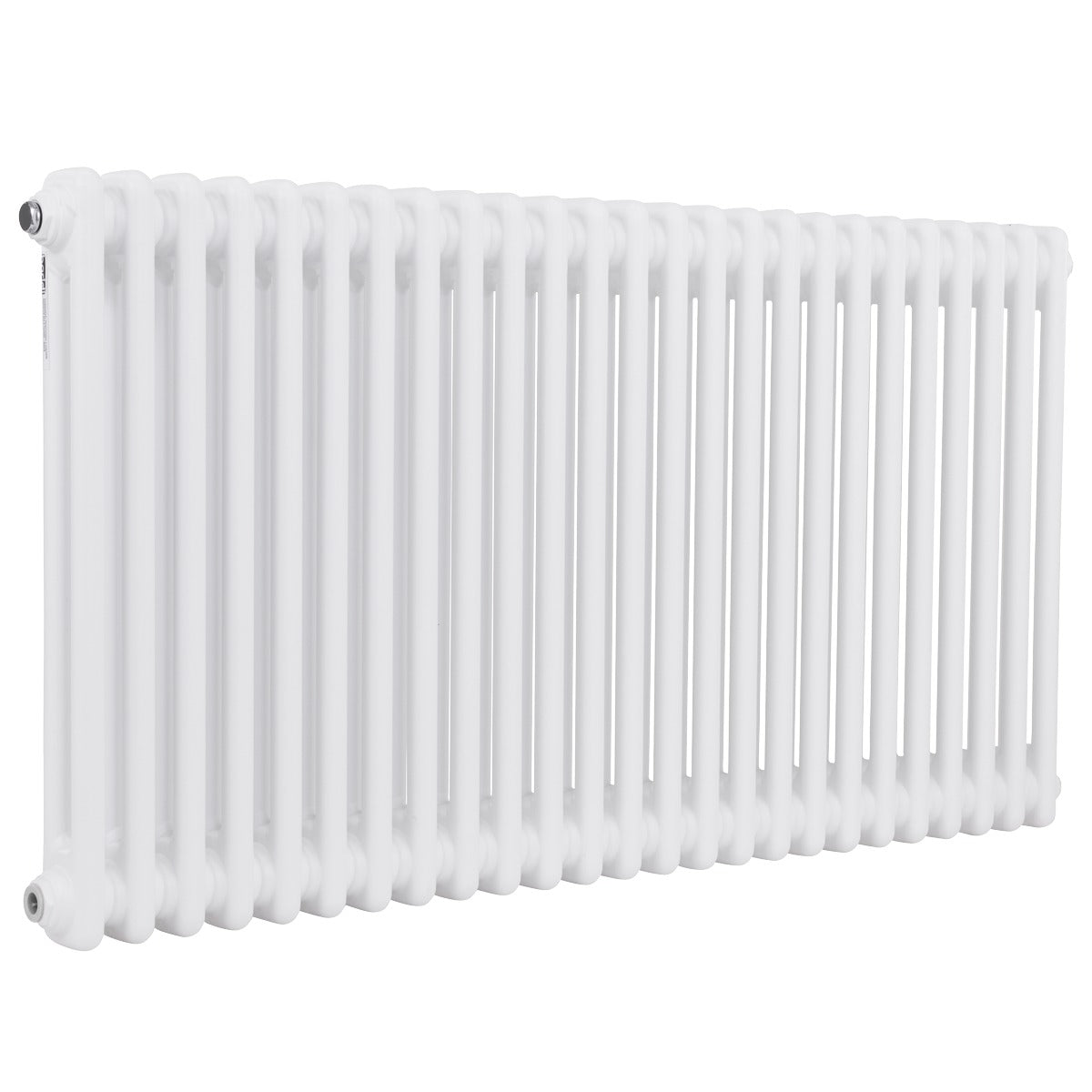 Baridi Horizontal Traditional 2 Column Radiator 600 x 1147mm – White DH370