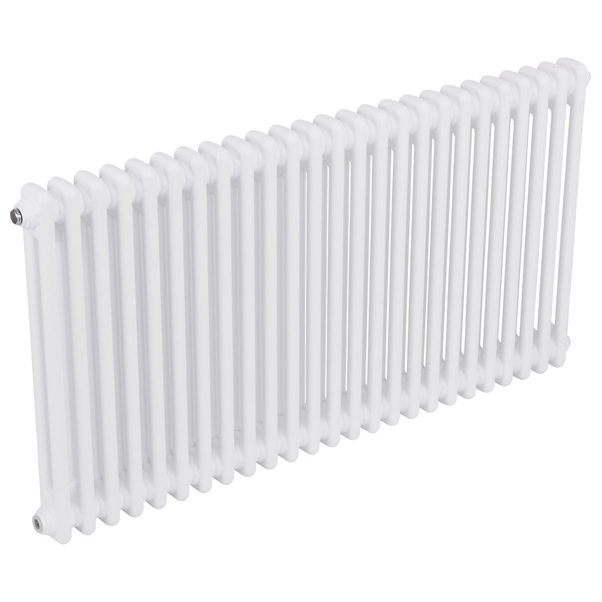Baridi Horizontal Traditional 2 Column Radiator 600 x 1147mm – White DH370
