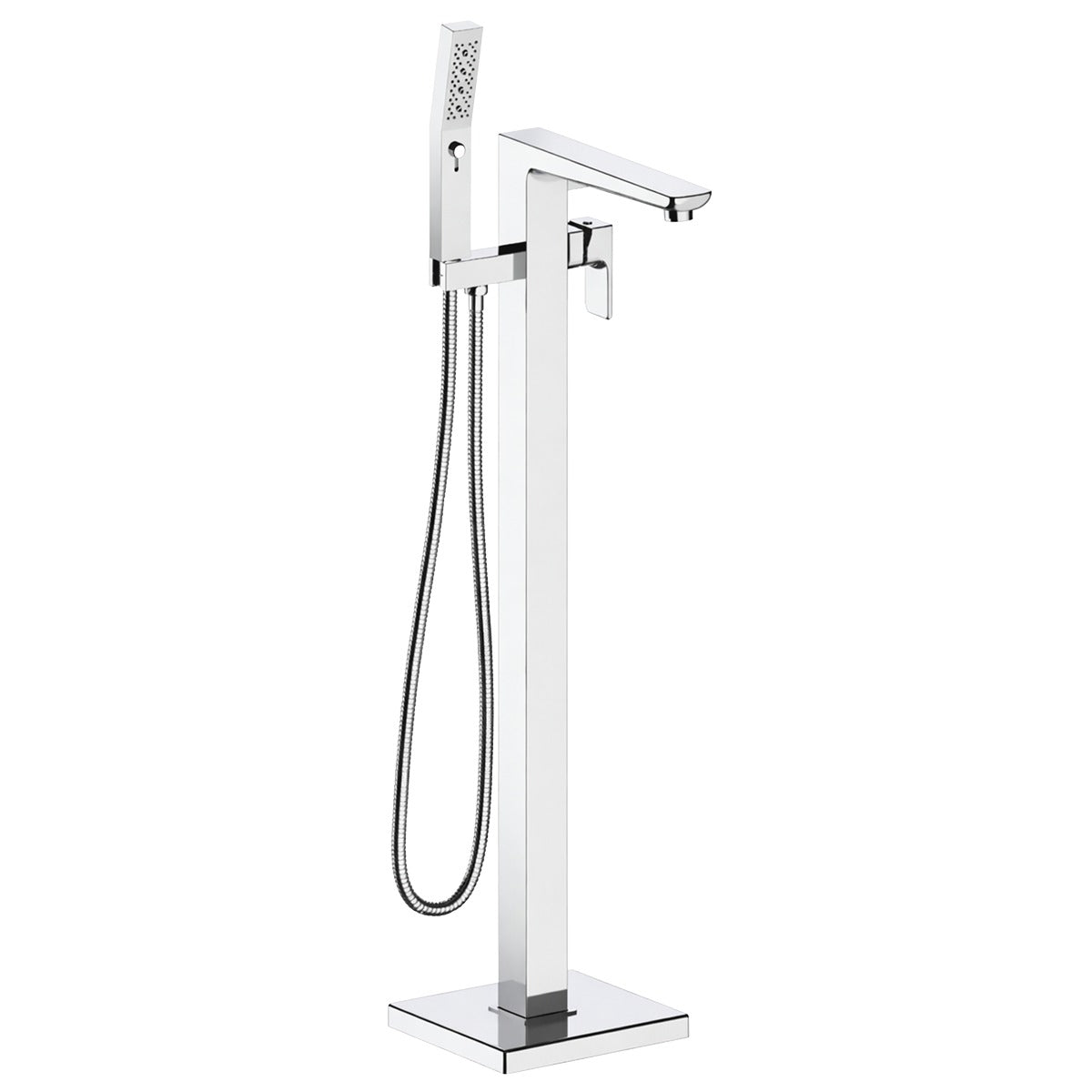Baridi Freestanding Bath Mixer Tap with Shower - Chrome DH400