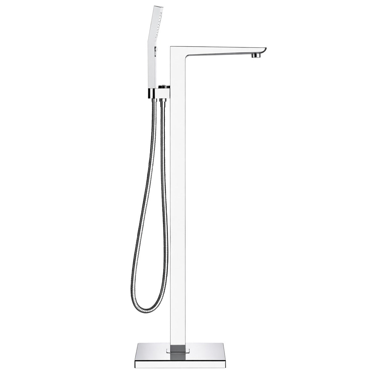 Baridi Freestanding Bath Mixer Tap with Shower - Chrome DH400