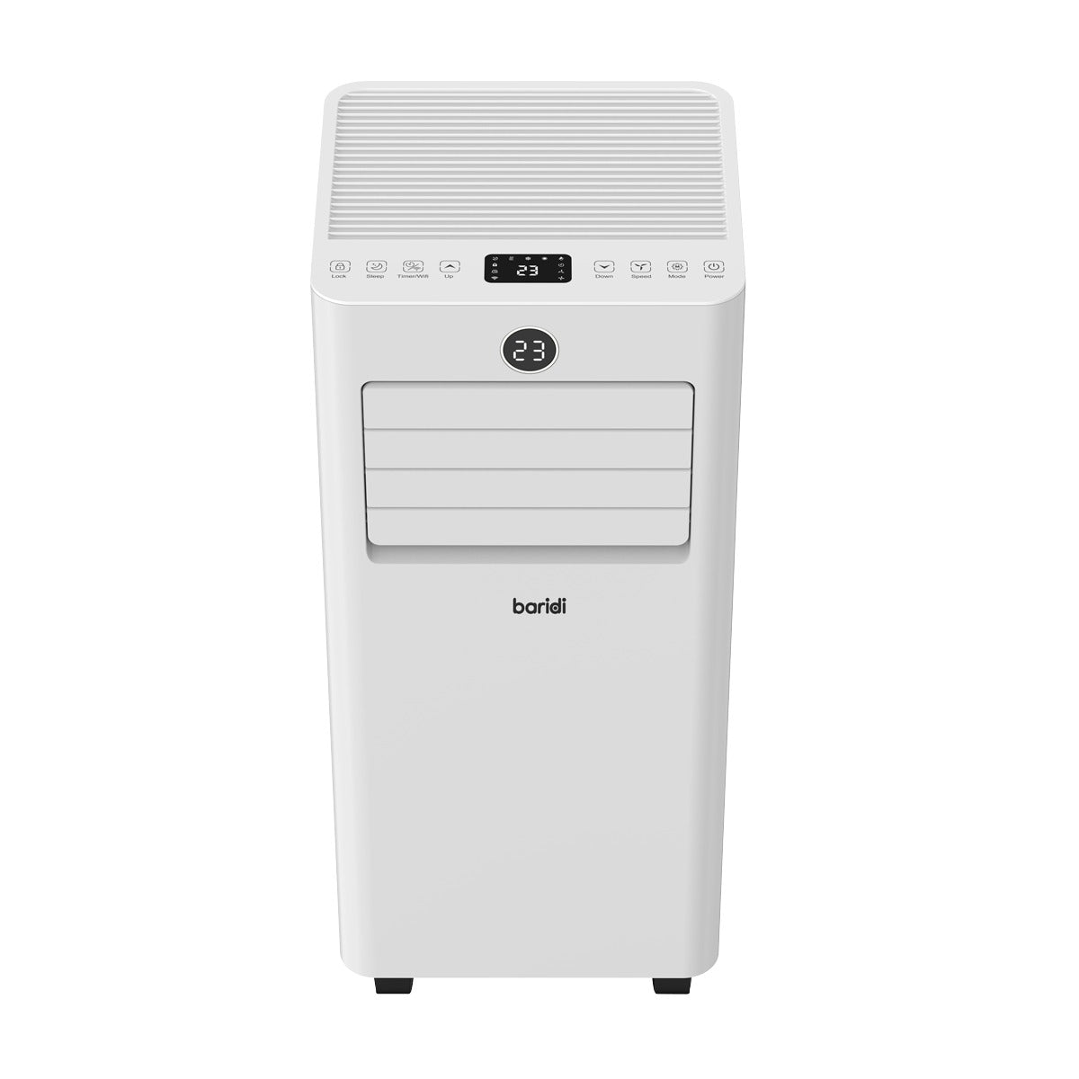 Baridi 5-in-1 Portable Air Conditioner/Dehumidifier/Air Cooler with Window Sealing Kit 9,000Btu/hr - White DH414