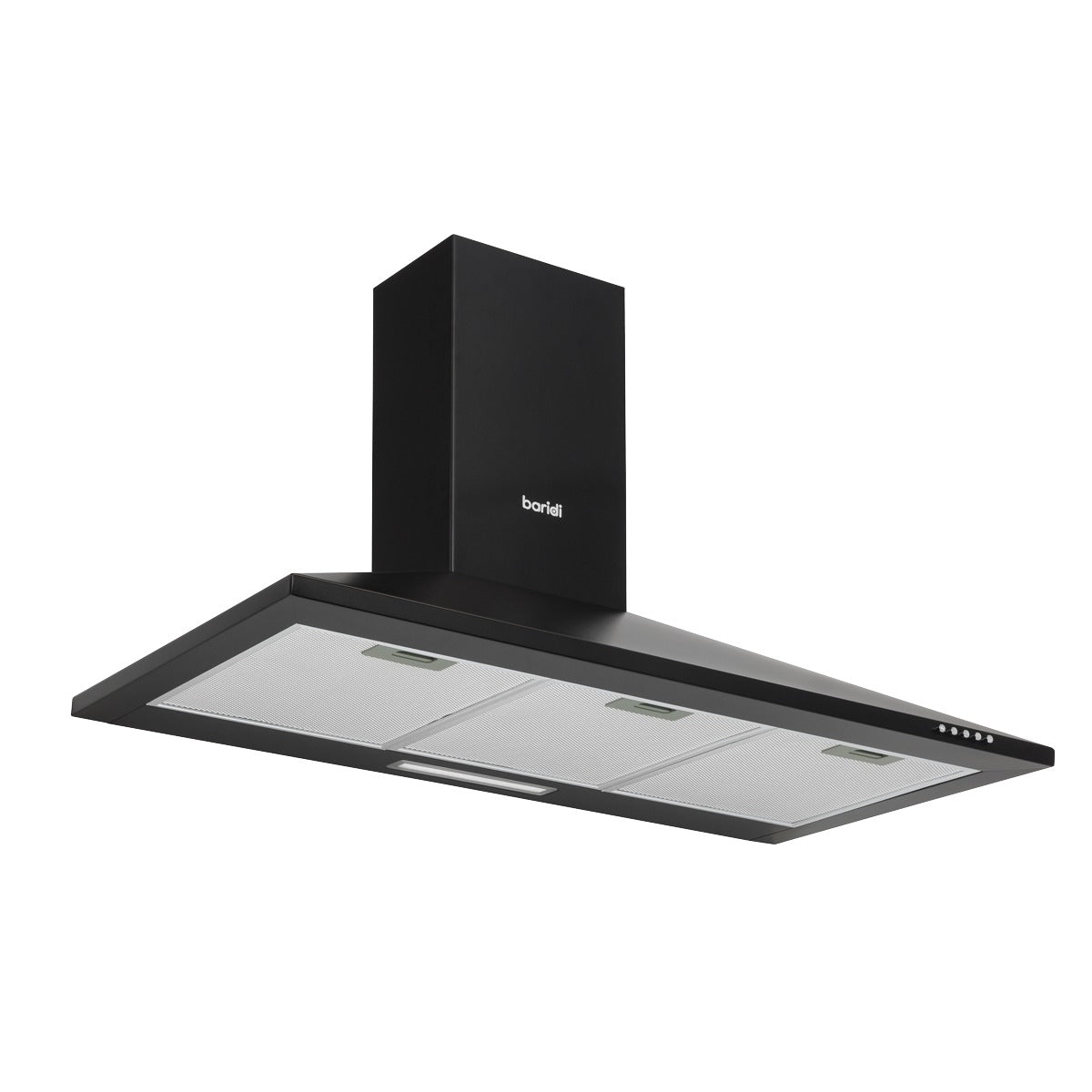 Baridi Cooker Hood, Chimney Style with Carbon Filters 90cm - Black DH59
