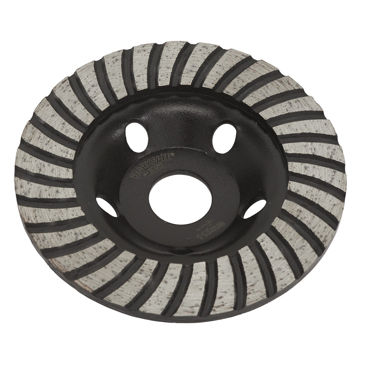 Worksafe Turbo Row Concrete Grinding Head 115mm WDRTCUP115