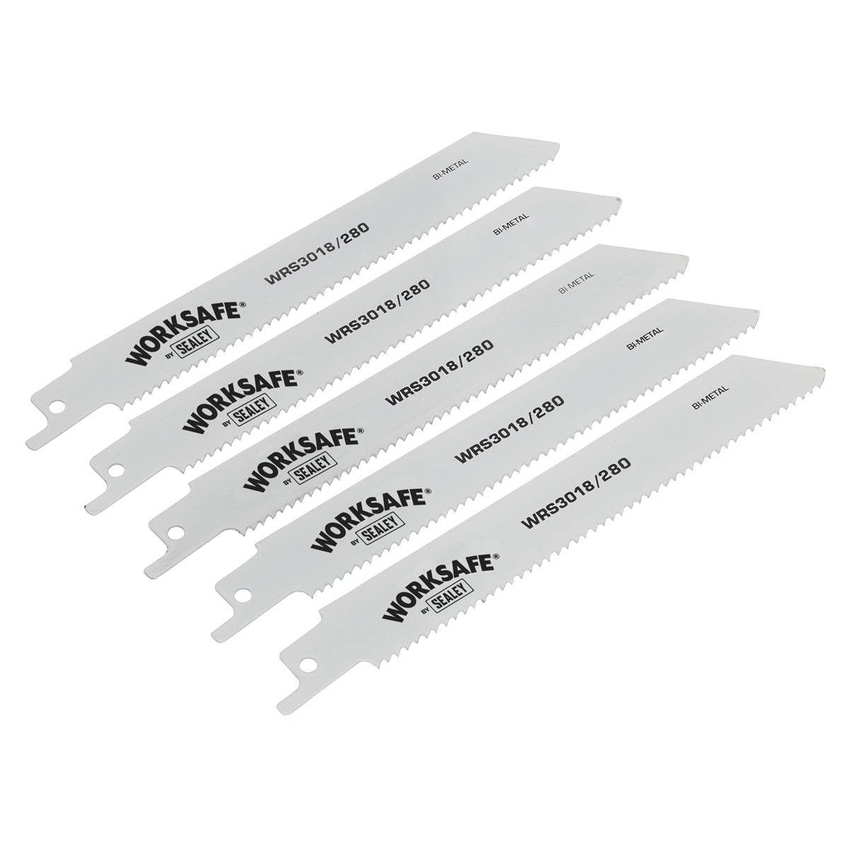 Worksafe Reciprocating Saw Blade 280mm 10tpi - Pack of 5 WRS3018/280