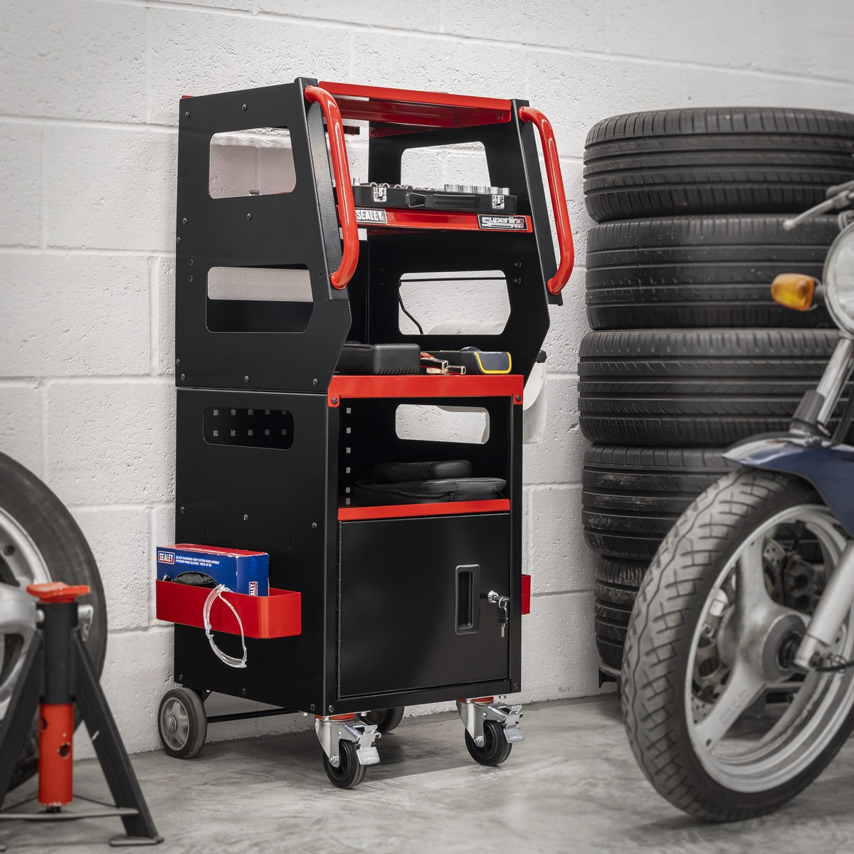 Superline PRO Diagnostics Trolley 4-Level APDT435R
