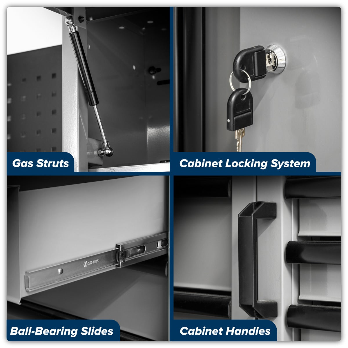 Superline PRO Black Edition Storage System with Rubber Wood Worktop 3.24m APMSBESTACK01W