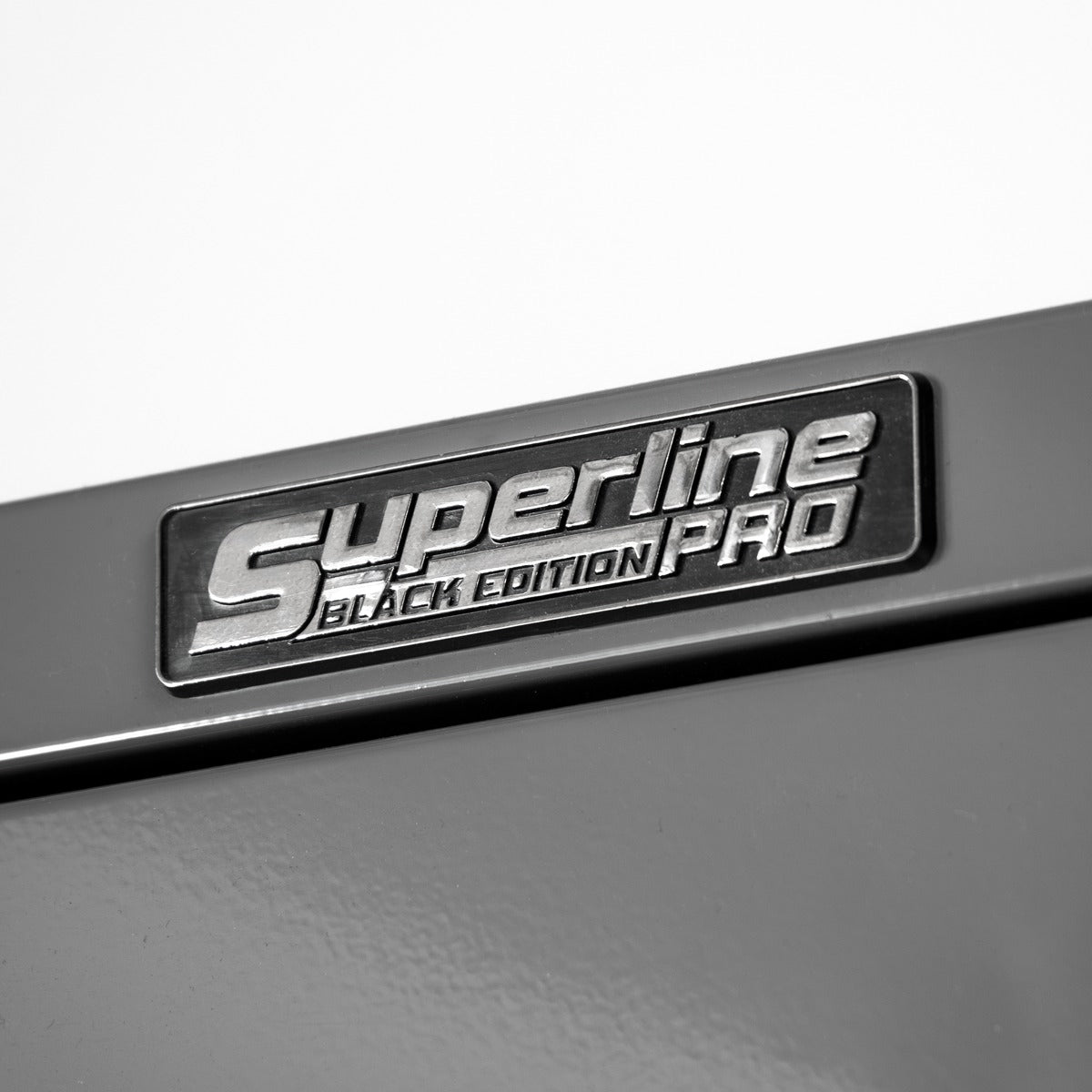 Superline PRO Black Edition Storage System with Rubber Wood Worktop 2.64m APMSBESTACK02W