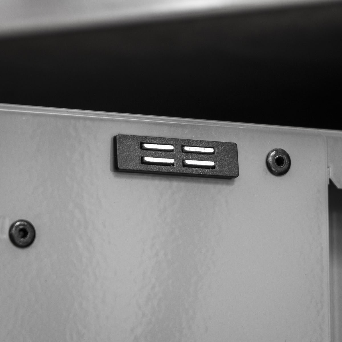 Superline PRO Black Edition Storage System with Stainless Worktop 2.04m APMSBESTACK03SS