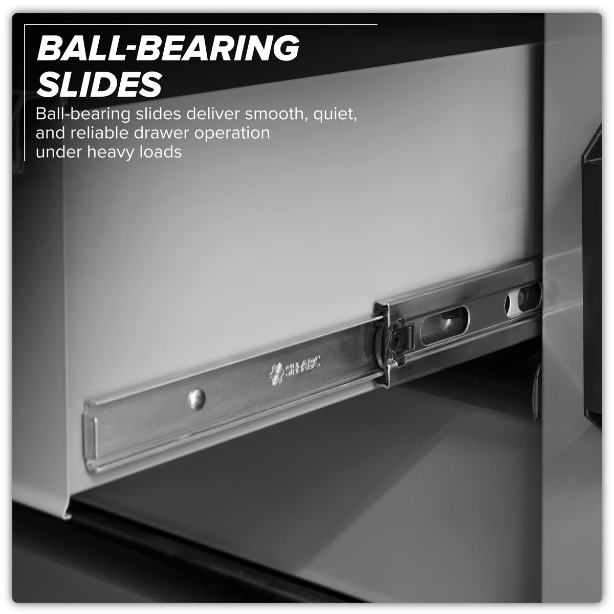 Superline PRO Black Edition Storage System with Rubber Wood Worktop 2.04m APMSBESTACK04WW