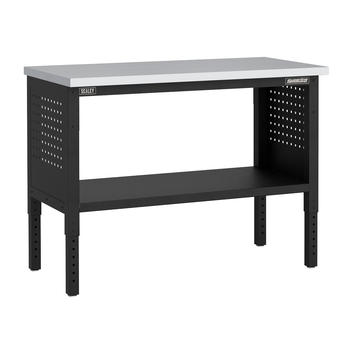 Superline PRO Modular Workbench with 4 Drawers Stainless Steel Worktop 1265mm APMWB50COMBO2SS