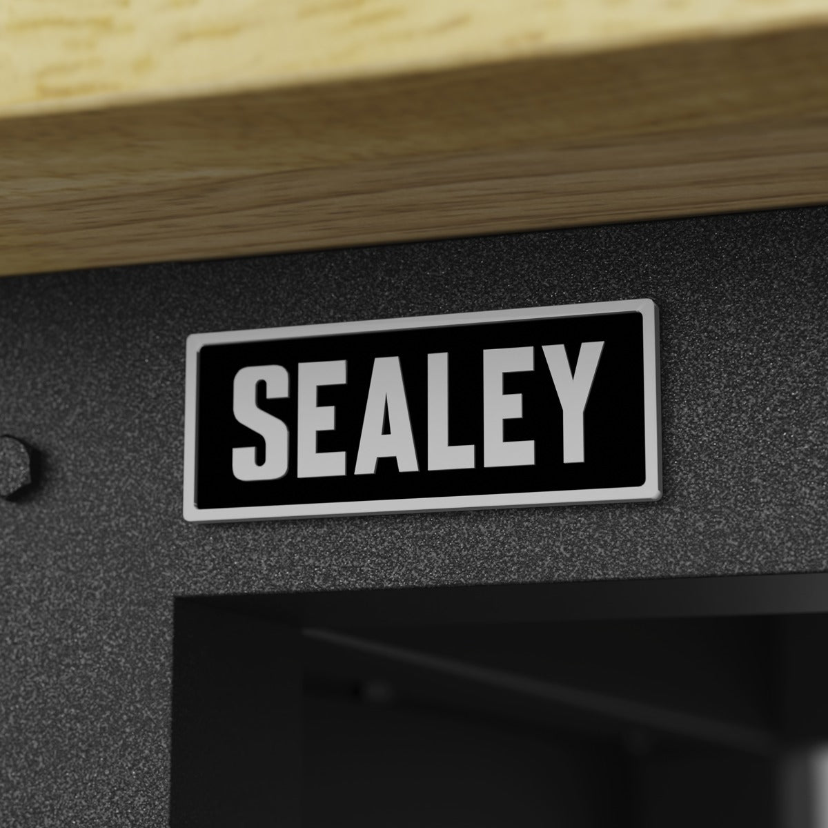 Superline PRO Modular Workbench with 3 Drawers & Cupboard Wooden Worktop 1525mm APMWB60COMBO2W