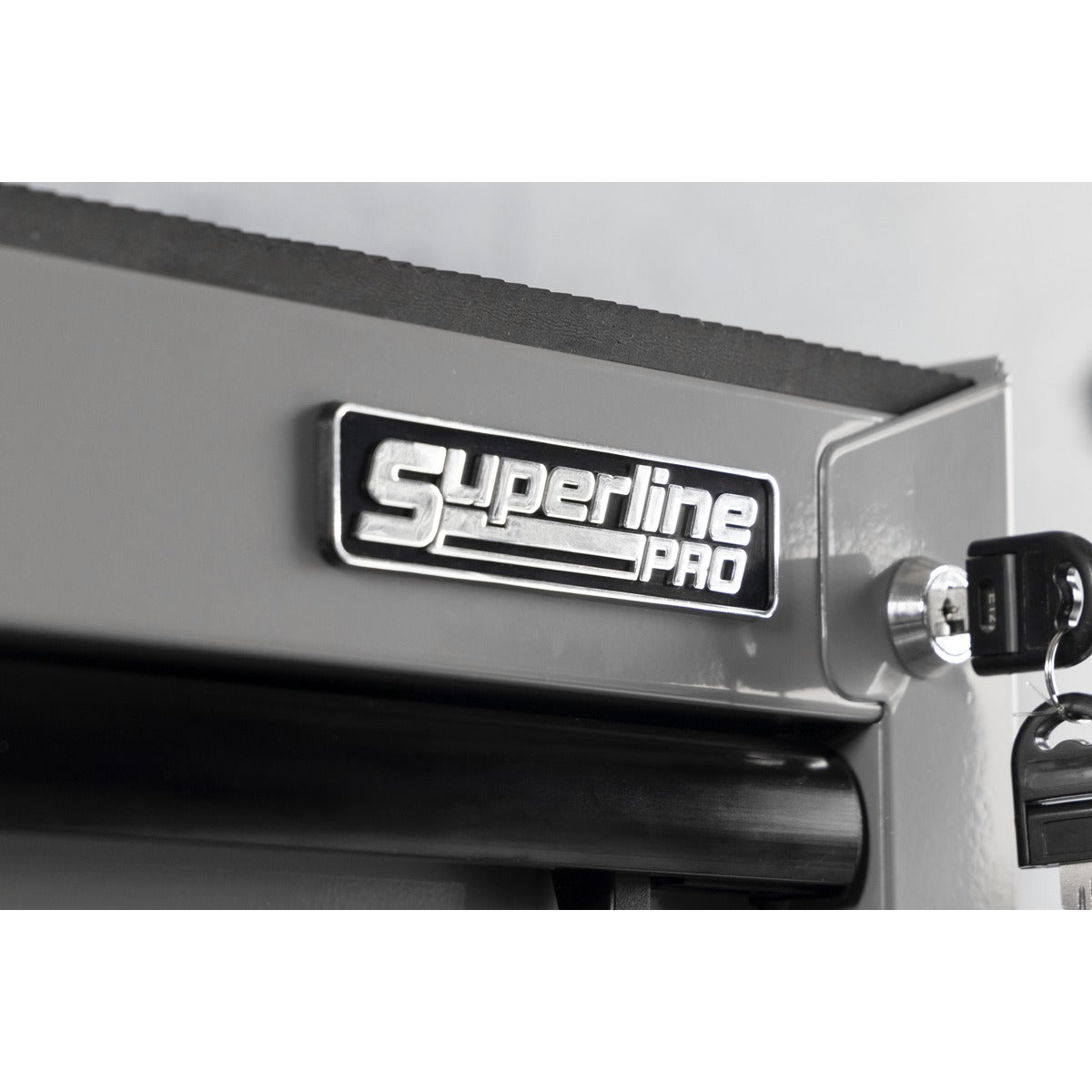 Superline PRO Rollcab 6 Drawer with Vice Base - Grey/Black APMWS2