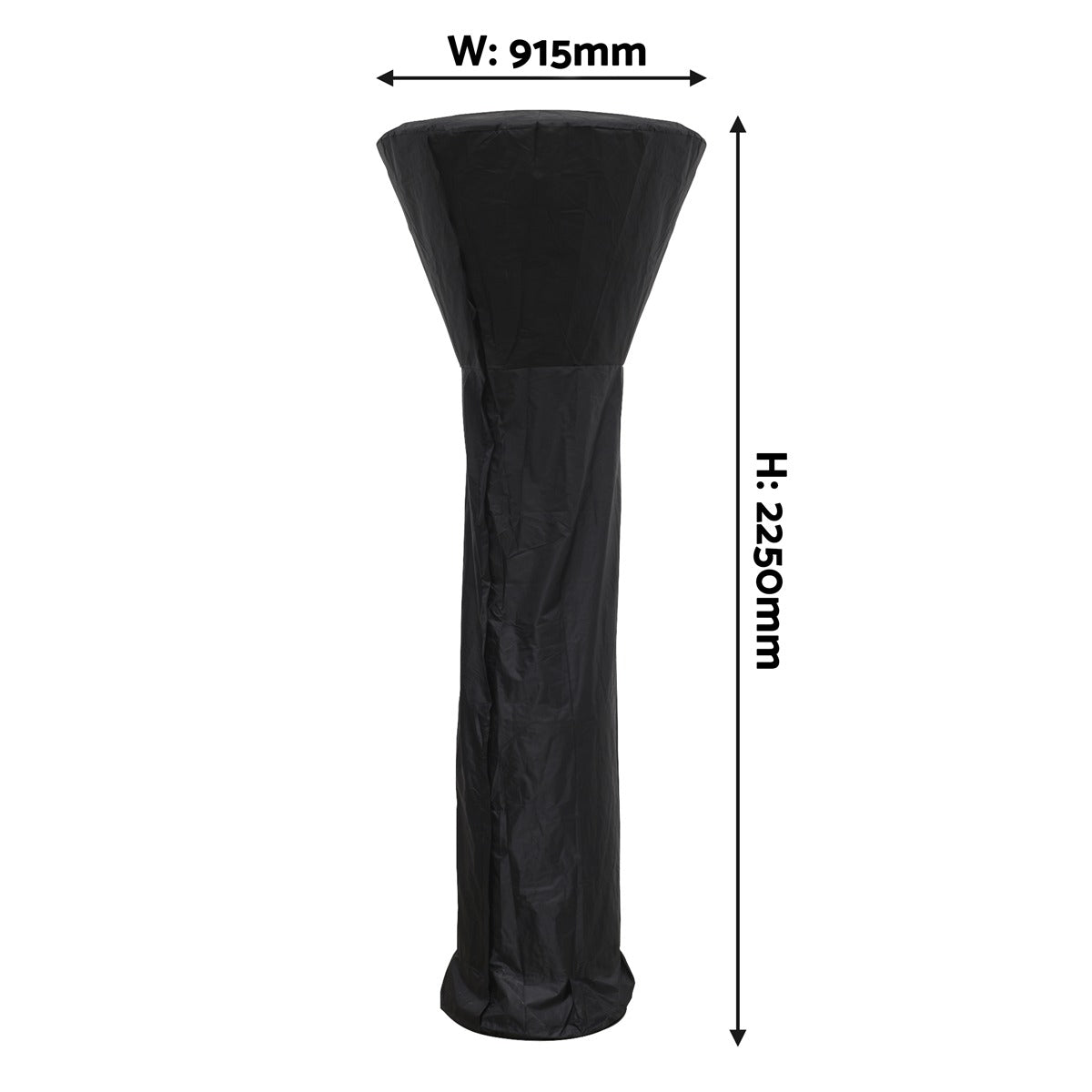 Dellonda Tower Patio Heater Cover, Heavy-Duty & Water-Resistant DG179