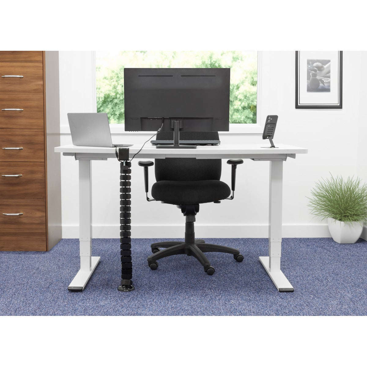 Dellonda Flexible Cable Management System, Clamp-On 1.3m DH274