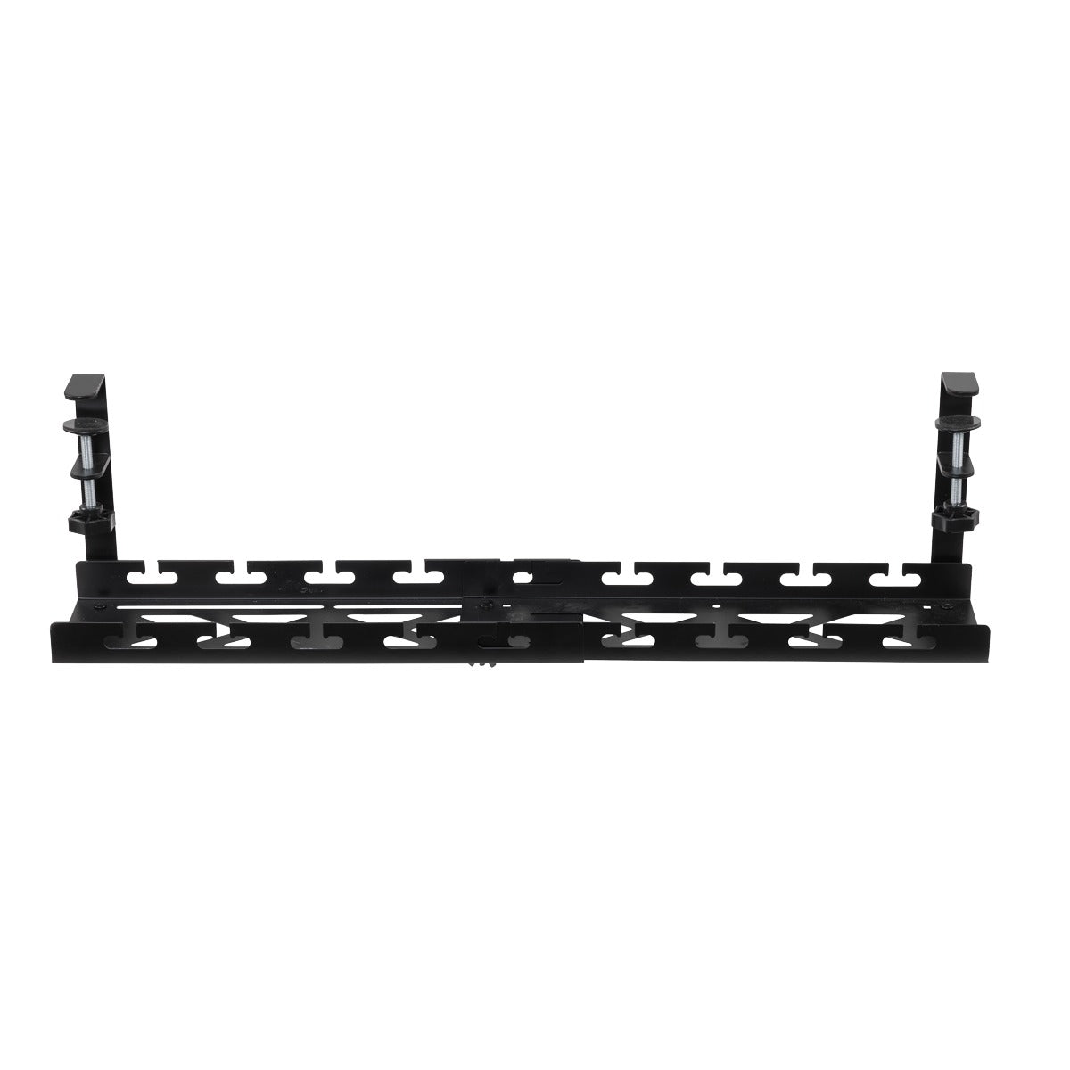 Dellonda Extendable Cable Management Tray 435/730 x 130 x 190 - Black DH276