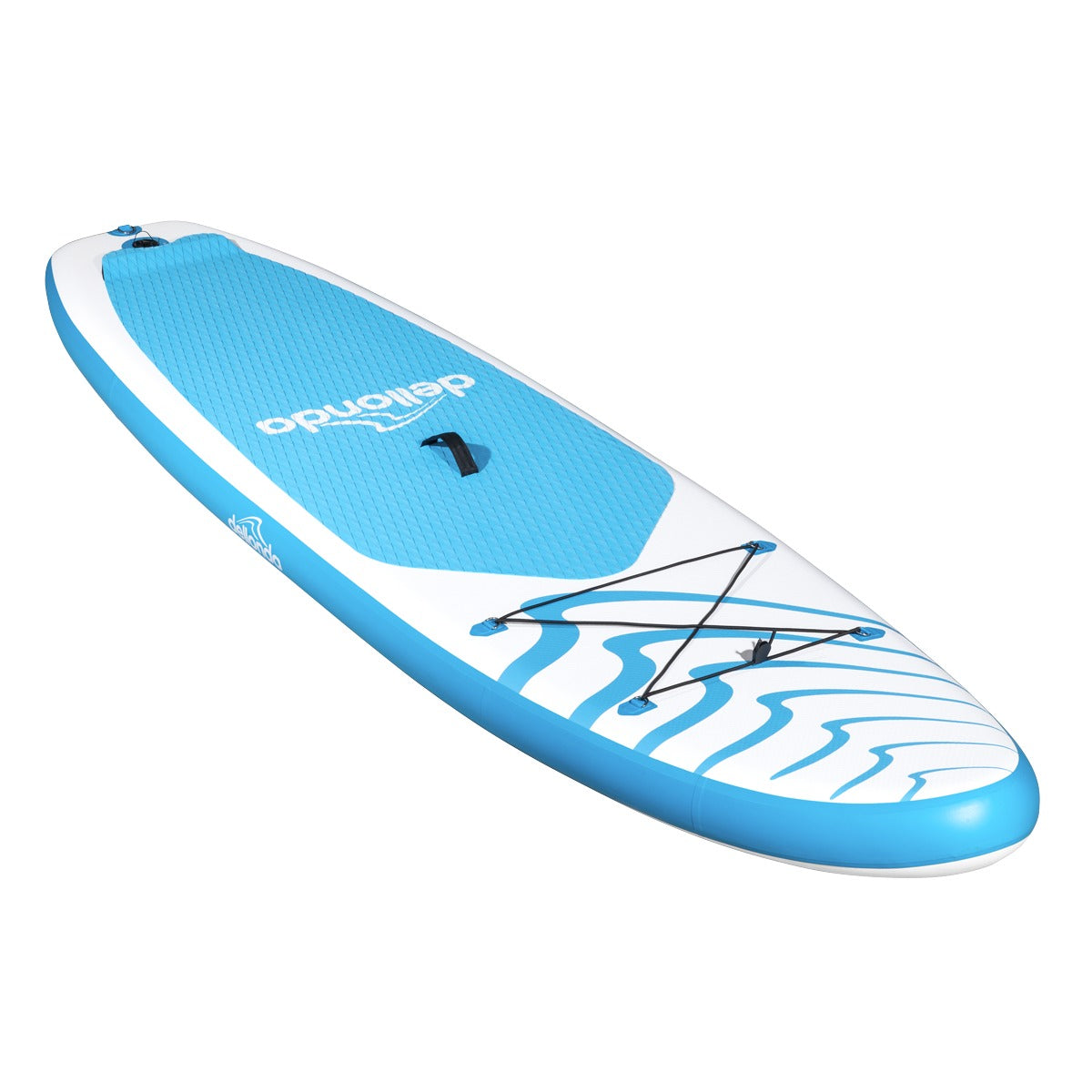 Dellonda Inflatable Stand-Up Paddle Board 10'6" - Light Blue/White DL152