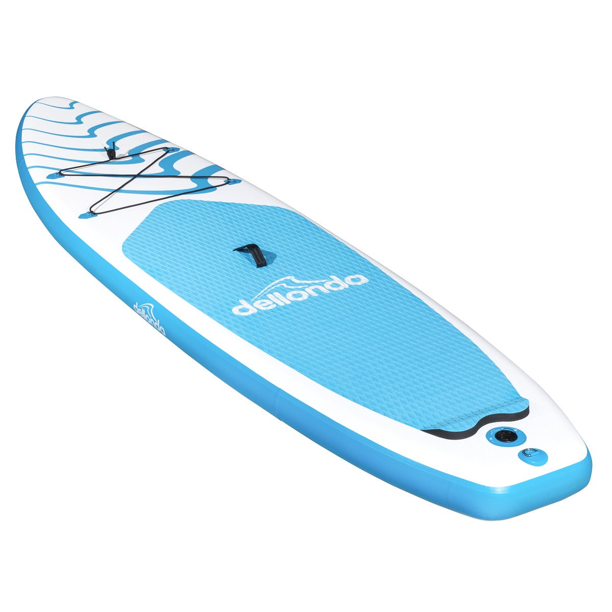 Dellonda Inflatable Stand-Up Paddle Board 10'6" - Light Blue/White DL152