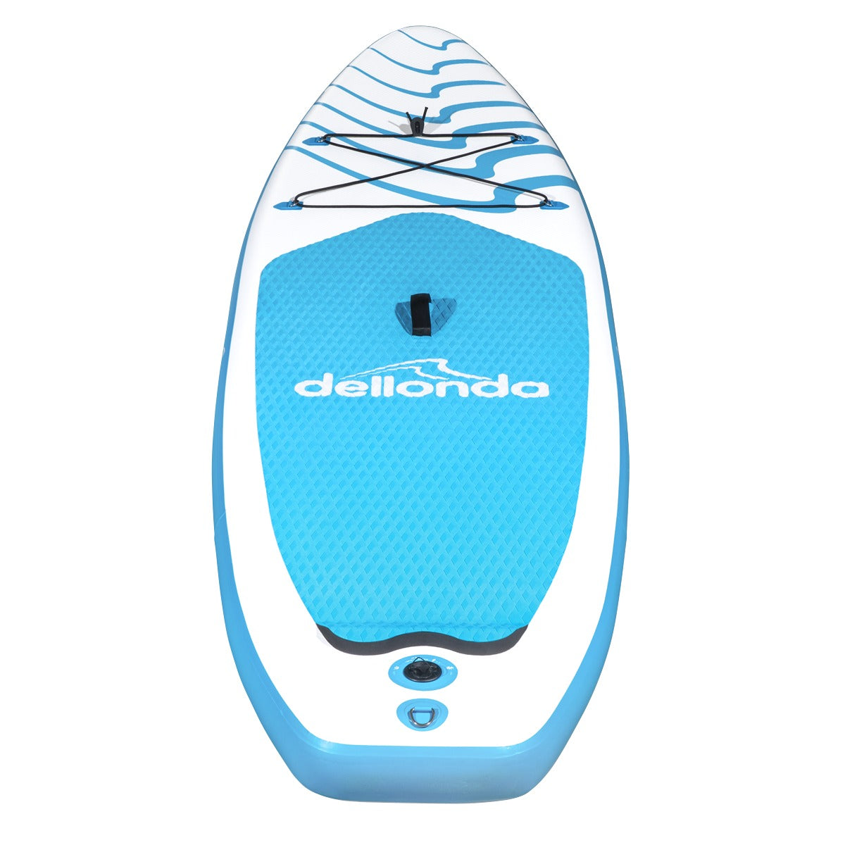Dellonda Inflatable Stand-Up Paddle Board 10'6" - Light Blue/White DL152