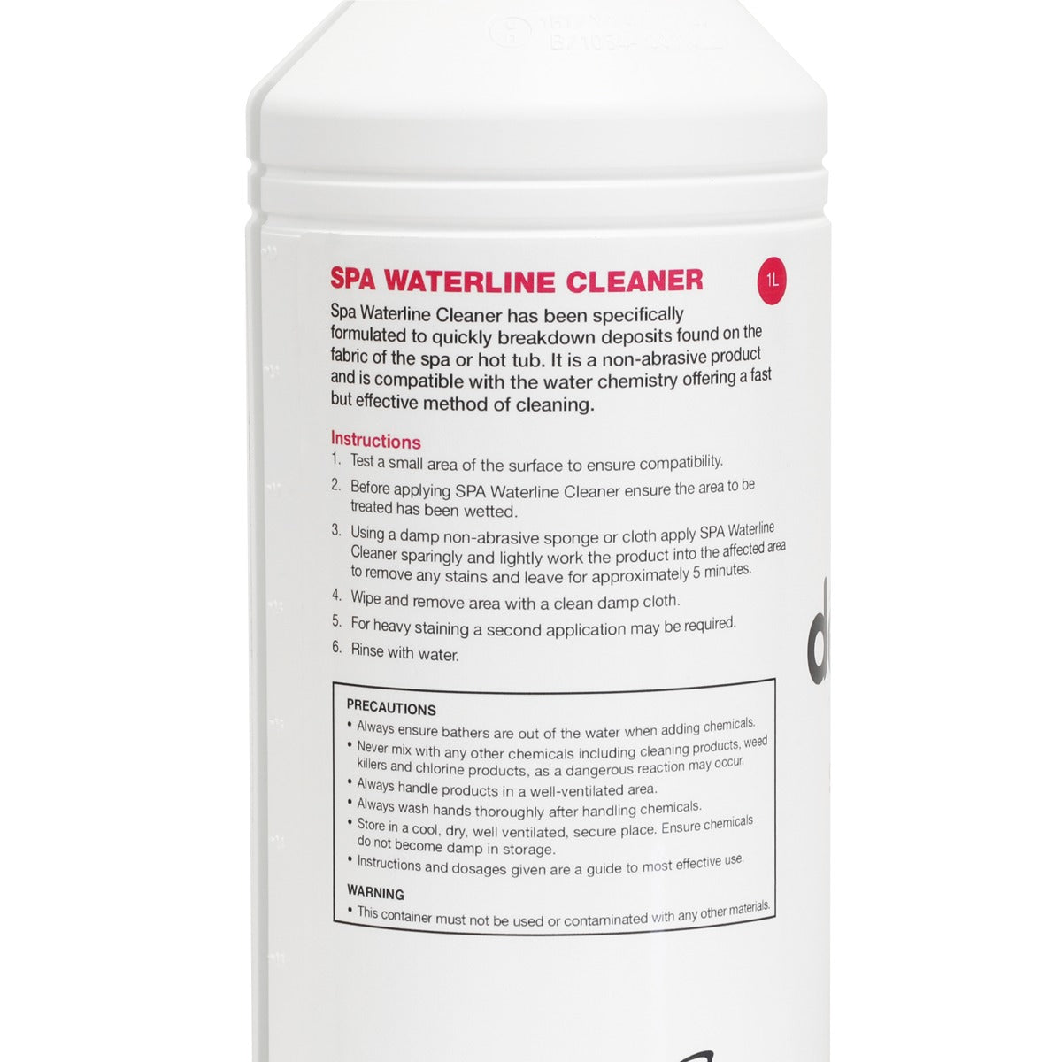 Dellonda Hot Tub/Spa Waterline/Surface Cleaner 1L DL58